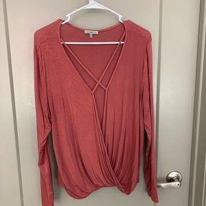 open front long sleeve shirt